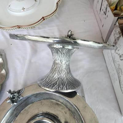 Lot of Serving Trays ,Lazy Susan, Cake Stand