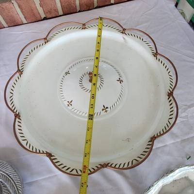 Lot of Serving Trays ,Lazy Susan, Cake Stand