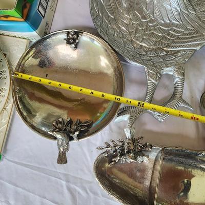 Lot of Serving Trays ,Lazy Susan, Cake Stand