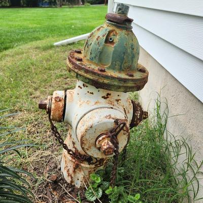 Vintage Heavy Mueller Albertville ALA Fire Hydrant 5 1/4 1981 Yard Garden Art