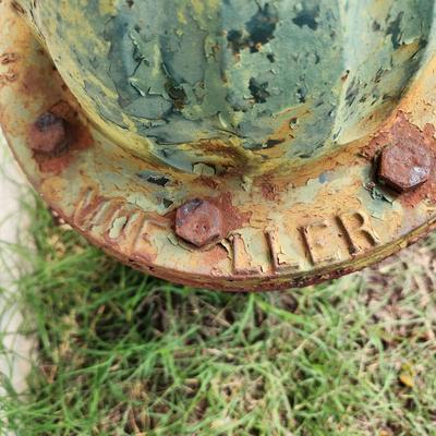 Vintage Heavy Mueller Albertville ALA Fire Hydrant 5 1/4 1981 Yard Garden Art