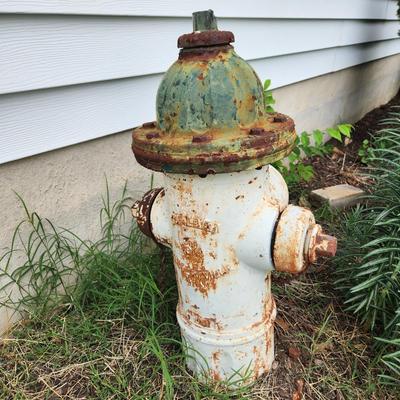 Vintage Heavy Mueller Albertville ALA Fire Hydrant 5 1/4 1981 Yard Garden Art