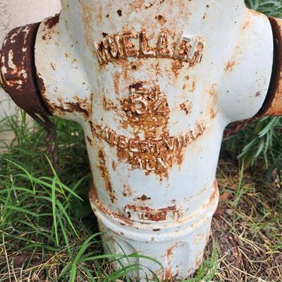 Vintage Heavy Mueller Albertville ALA Fire Hydrant 5 1/4 1981 Yard Garden Art