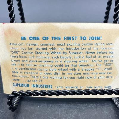 Vintage 500 Club Automotive Equipment Sticker