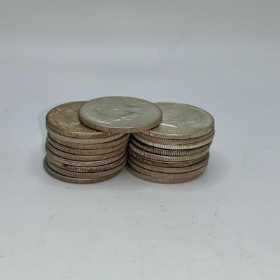 Lot of 19 1964 Kennedy Half dollars