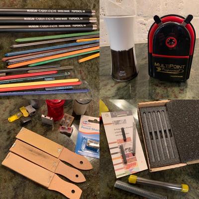Drawing Supplies: Pencils, Sharpeners, Erasers, Cases, & More (2K-HS)