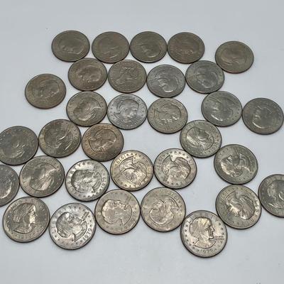 Lot of 32 1979 Susan B Anthony Dollars