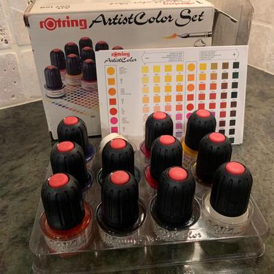 Large Supply of Calligraphy Ink, Metal Powders, & Other Art Chemicals (2K-HS)