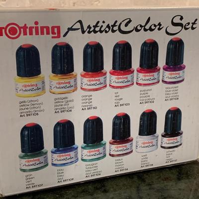 Large Supply of Calligraphy Ink, Metal Powders, & Other Art Chemicals (2K-HS)