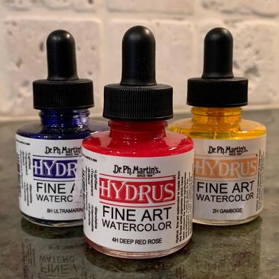 Large Supply of Calligraphy Ink, Metal Powders, & Other Art Chemicals (2K-HS)