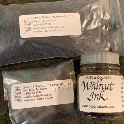Large Supply of Calligraphy Ink, Metal Powders, & Other Art Chemicals (2K-HS)
