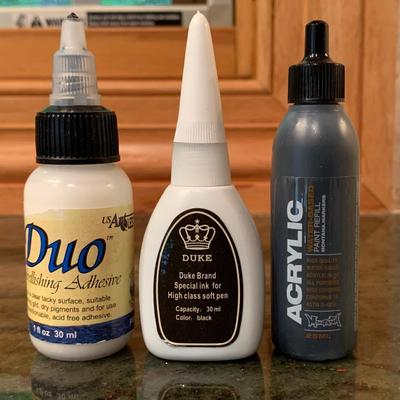 Large Supply of Calligraphy Ink, Metal Powders, & Other Art Chemicals (2K-HS)