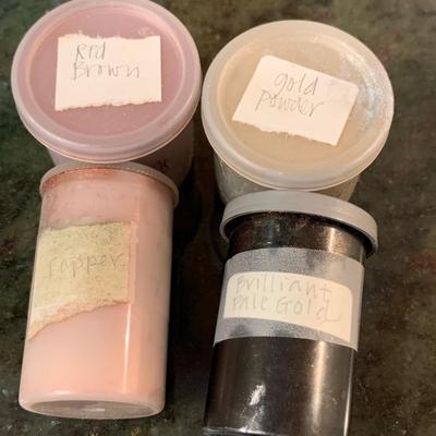 Large Supply of Calligraphy Ink, Metal Powders, & Other Art Chemicals (2K-HS)