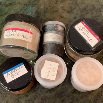 Large Supply of Calligraphy Ink, Metal Powders, & Other Art Chemicals (2K-HS)
