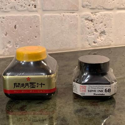 Large Supply of Calligraphy Ink, Metal Powders, & Other Art Chemicals (2K-HS)