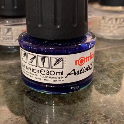 Large Supply of Calligraphy Ink, Metal Powders, & Other Art Chemicals (2K-HS)