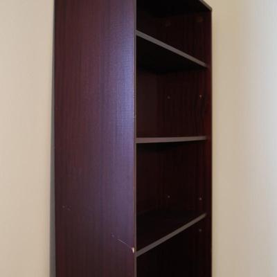 Six Shelf Wooden Bookcase