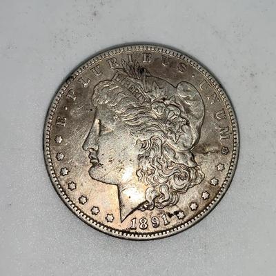 1891-S Morgan Silver Dollar