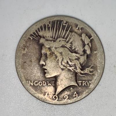 1924-S Peace Silver Dollar