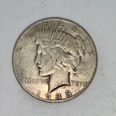 1935-S Peace Silver Dollar