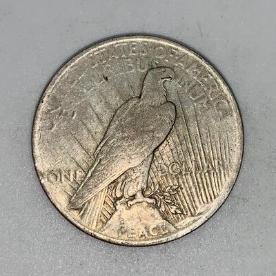 1922 “P” Peace Silver Dollar