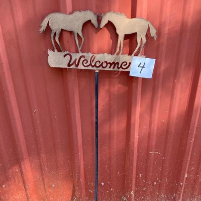 Welcome Yard Sign