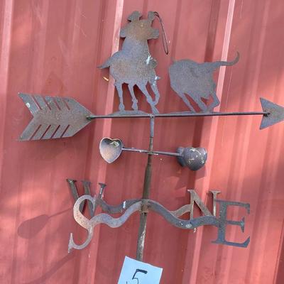 Roping Weathervane