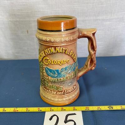 Vintage Rocky Mountain National Park Stein