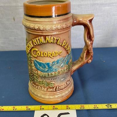 Vintage Rocky Mountain National Park Stein