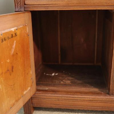 Eastlake Style Marble Top Washstand