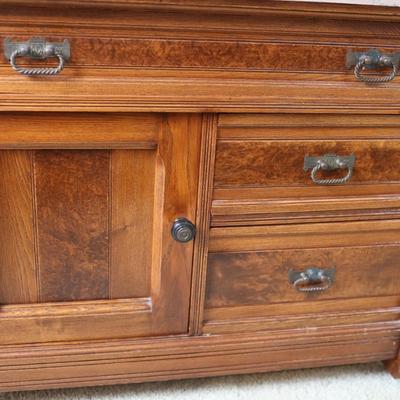 Eastlake Style Marble Top Washstand