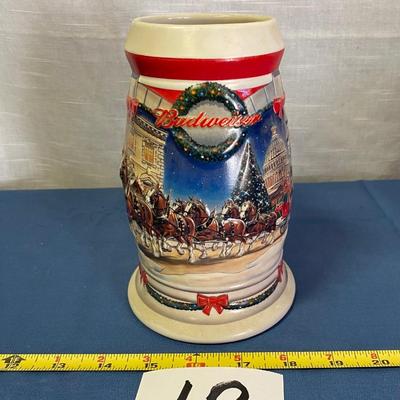 2001 Budweiser Holiday at the Capital Beer Stein