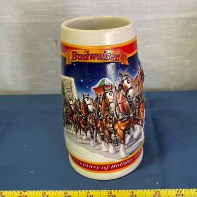 1999 Budweiser 20th Anniversary Stein