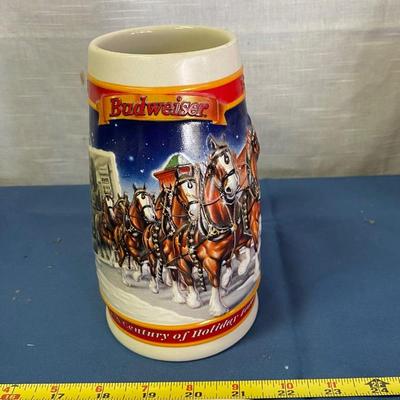1999 Budweiser 20th Anniversary Stein