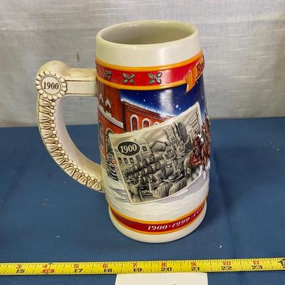 1999 Budweiser 20th Anniversary Stein