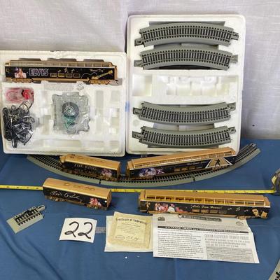 Elvis Presley King of Rock and Roll Train Collection