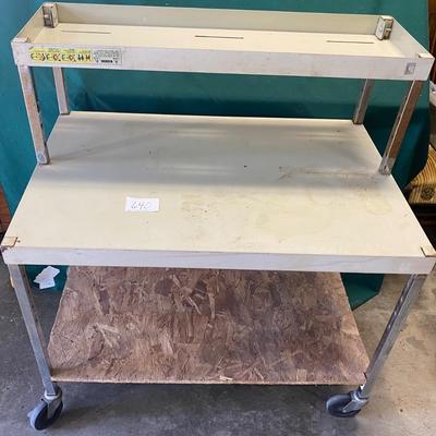 Metal Shelf on Wheels
