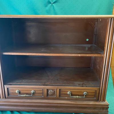Vintage TV Cabinet with Shelf