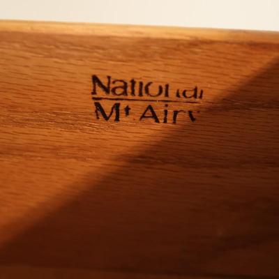 Mahogany National Mt. Airy Block Front Georgian Chest of Drawers