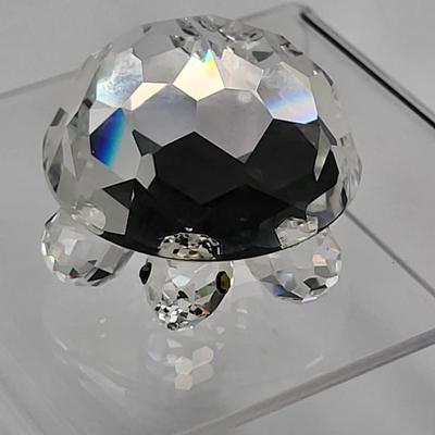 Swarovski Crystal Turtle Figurine