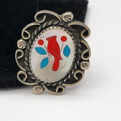 Sterling Ring Trio Birds, Tree Of Life