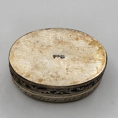 Two Vintage Brass Trinket Boxes