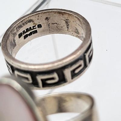 Ring Variety & Earrings Sterling Silver 28.2gr
