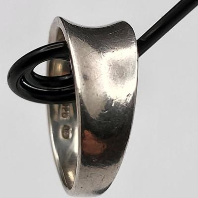 Three Various Rings, Sterling Silver