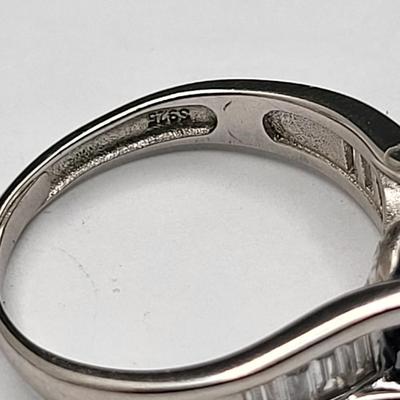 Three Various Rings, Sterling Silver