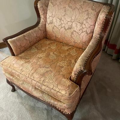 Custom Pink Antique Chair