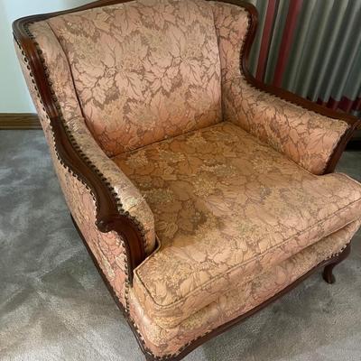 Custom Pink Antique Chair