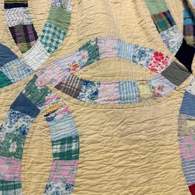 Double Wedding Ring Quilt Full/queen