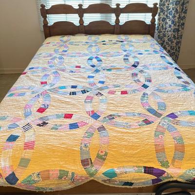 Double Wedding Ring Quilt Full/queen