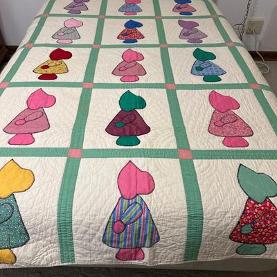 Sunbonnet Sue Quilt full/queen